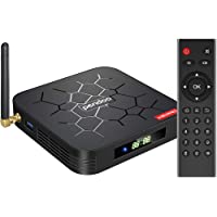 Los mejores  - Android 9.0 TV Box 【4GB RAM+32GB ROM】 Android TV Box- Doble WiFi 2.4GHz - 5GHz H6 Bluetooth de Cuatro núcleos 64 bits 3D…